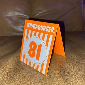 81 Whataburger Tent